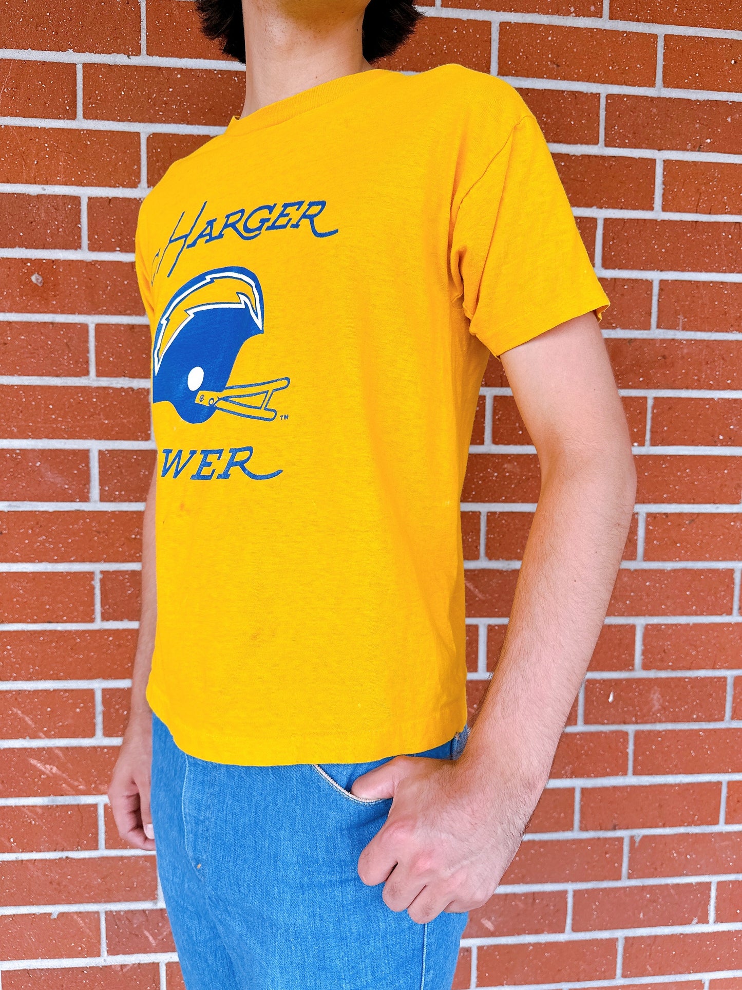 1970s “Charger Power” Chargers Sport Novelty T-Shirt