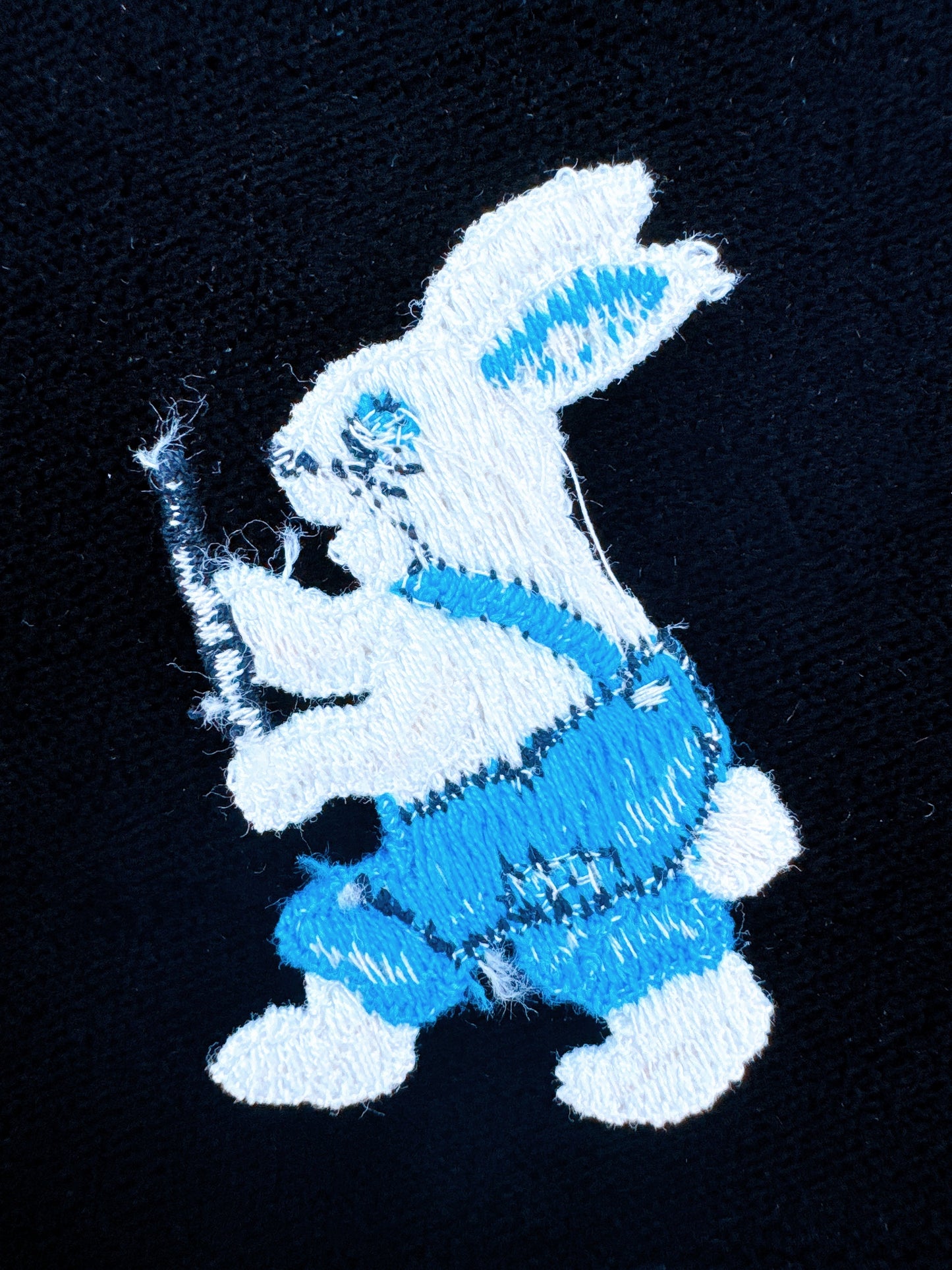 Bunny Holding Wand Embroidered Patch