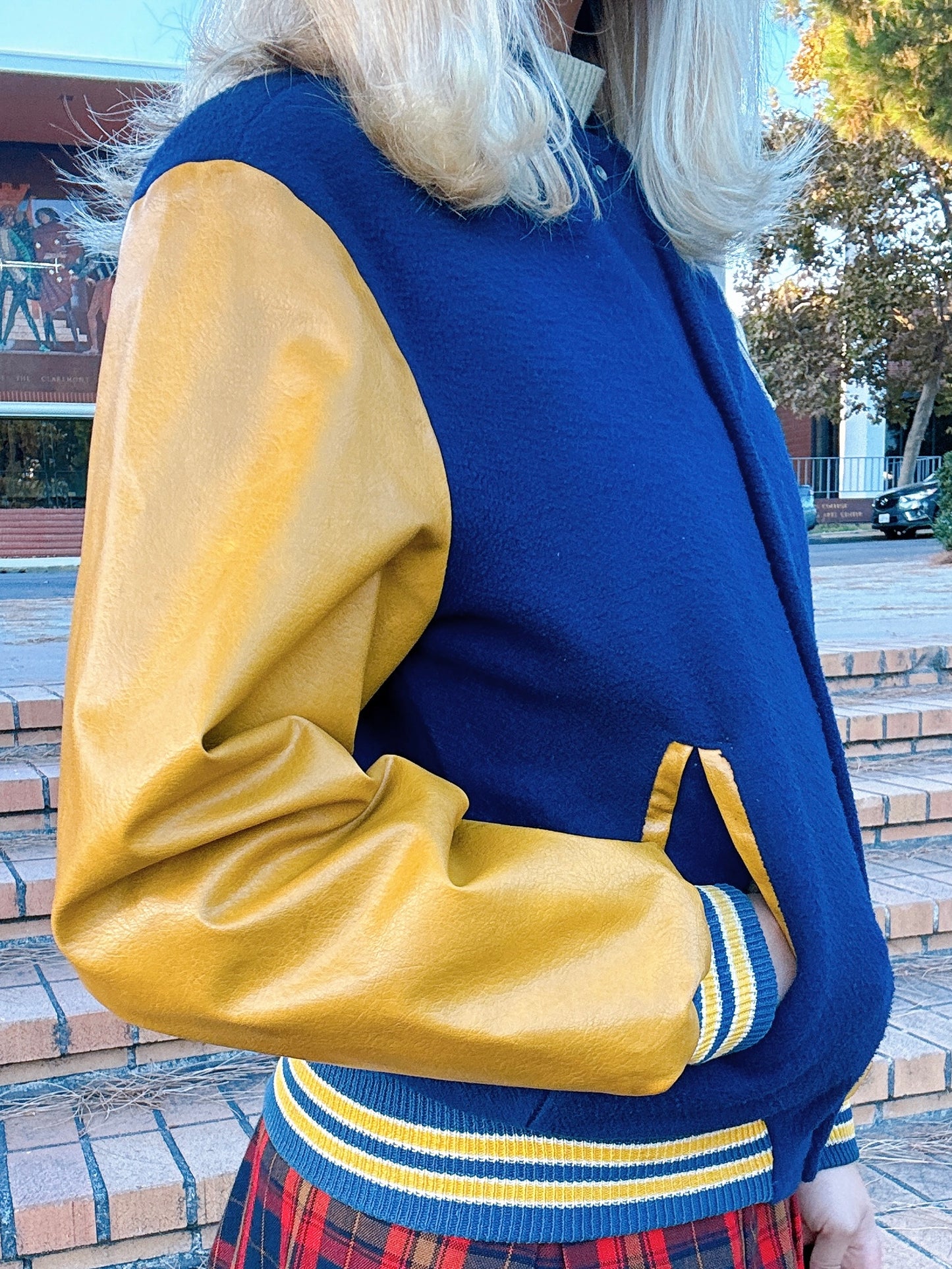 1970s Rams NFL Sears Navy & Yellow Varsity Jacket