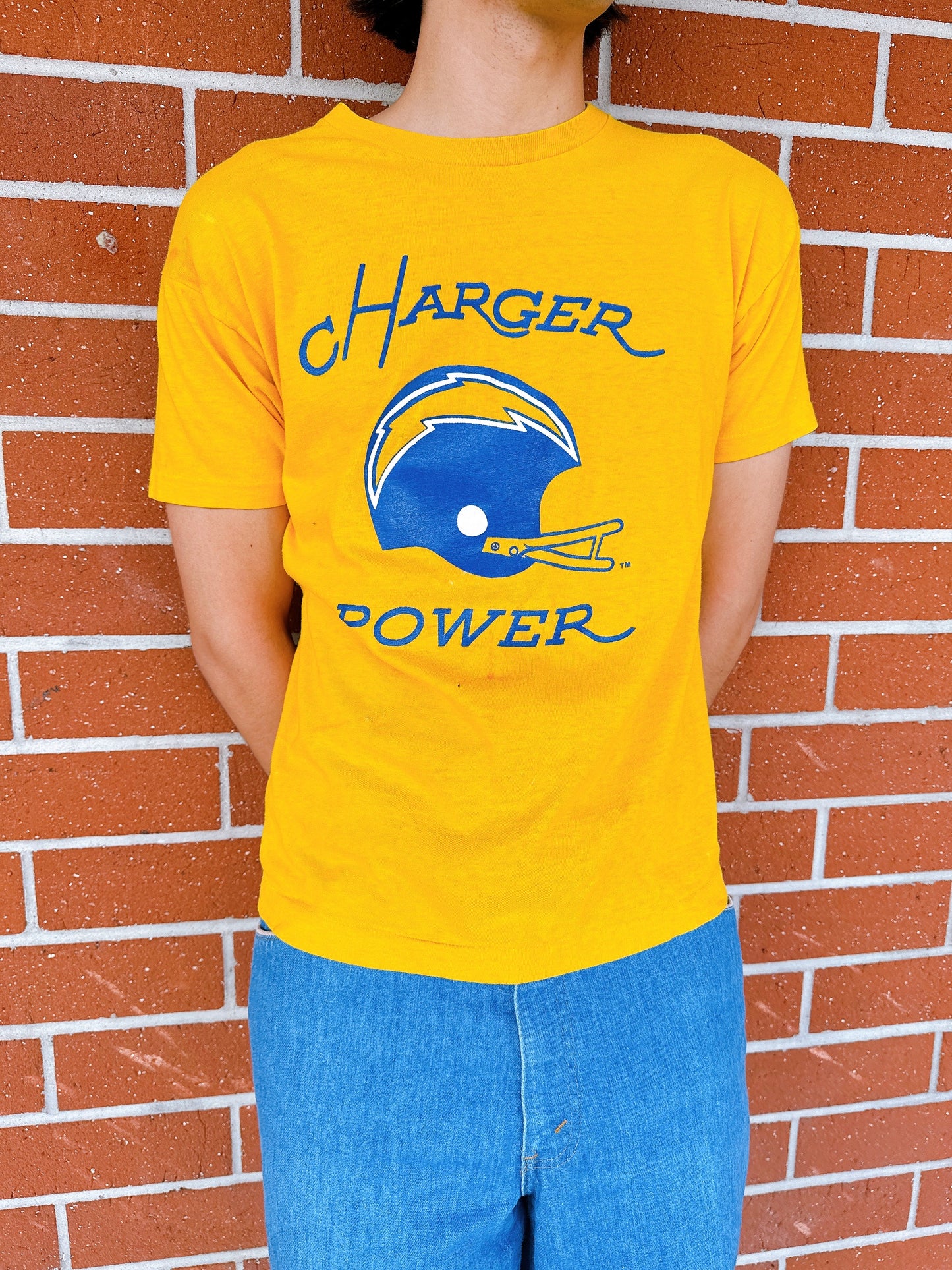 1970s “Charger Power” Chargers Sport Novelty T-Shirt