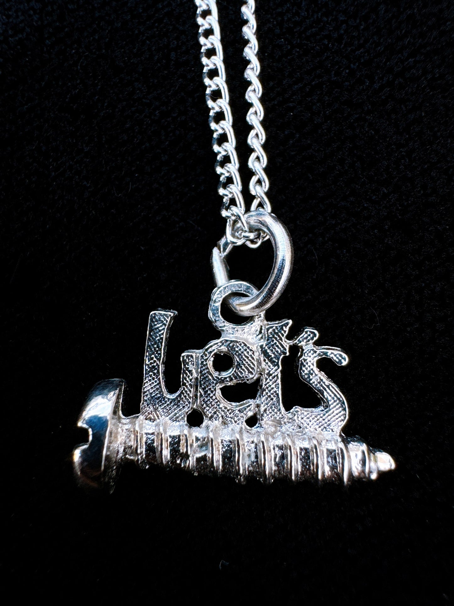 1970s Deadstock “Let’s Screw” Raunchy Novelty Necklace