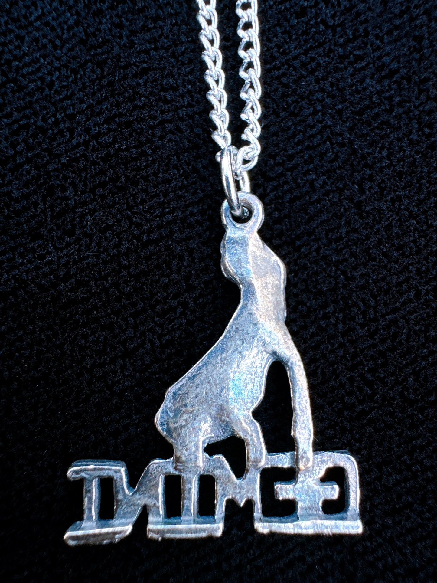 1970s Deadstock Gemini Astrology Zodiac Necklace