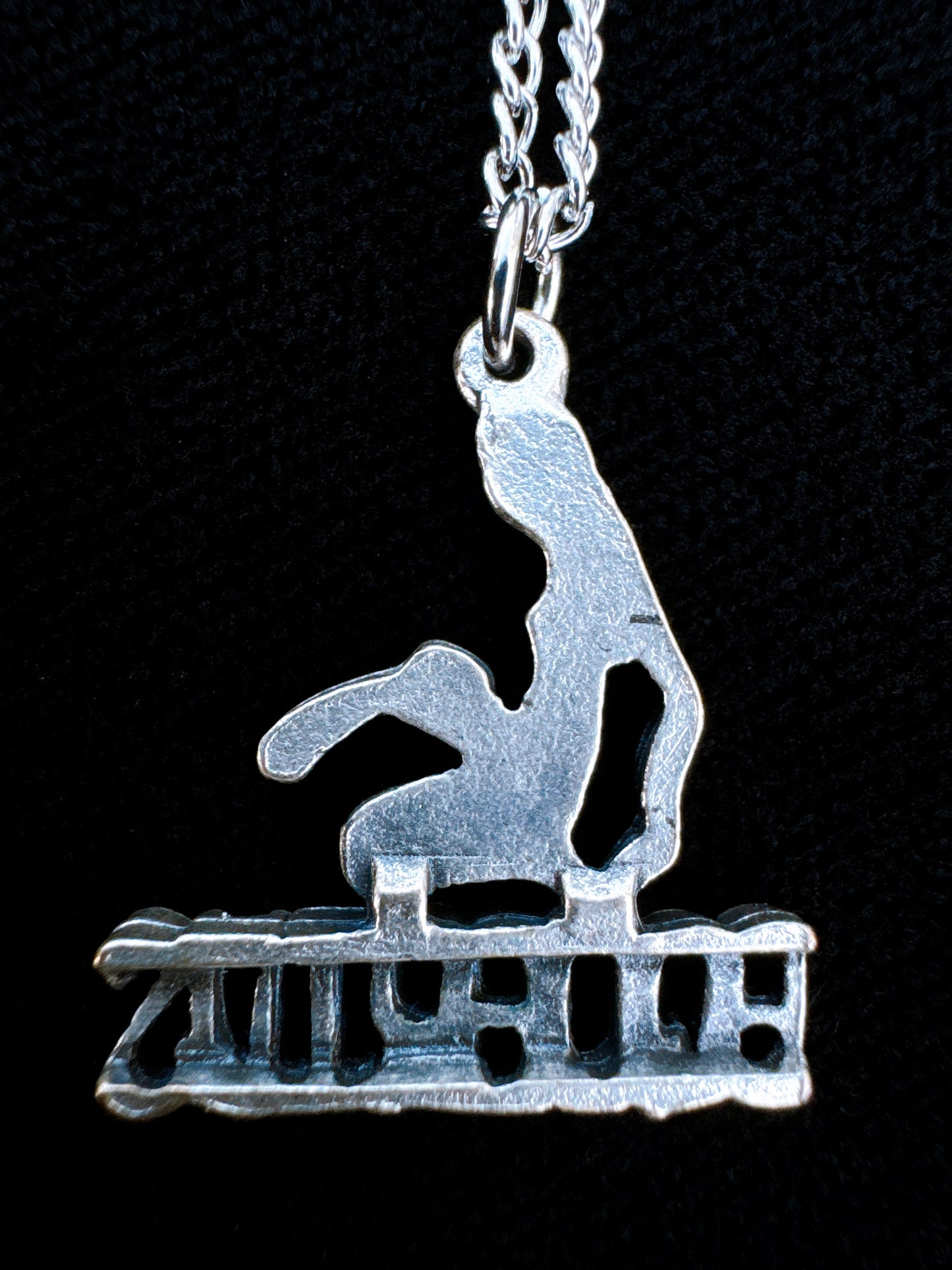 1970s Deadstock Aquarius Astrology Zodiac Necklace