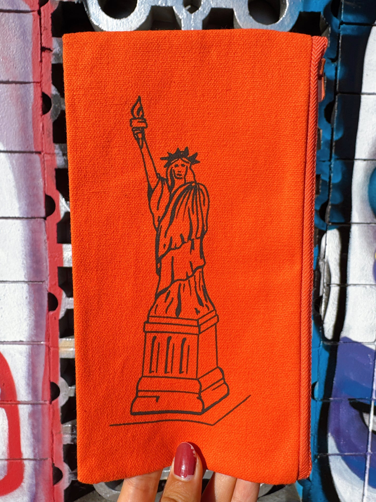 Vintage Statue of Liberty Zipper Pouch