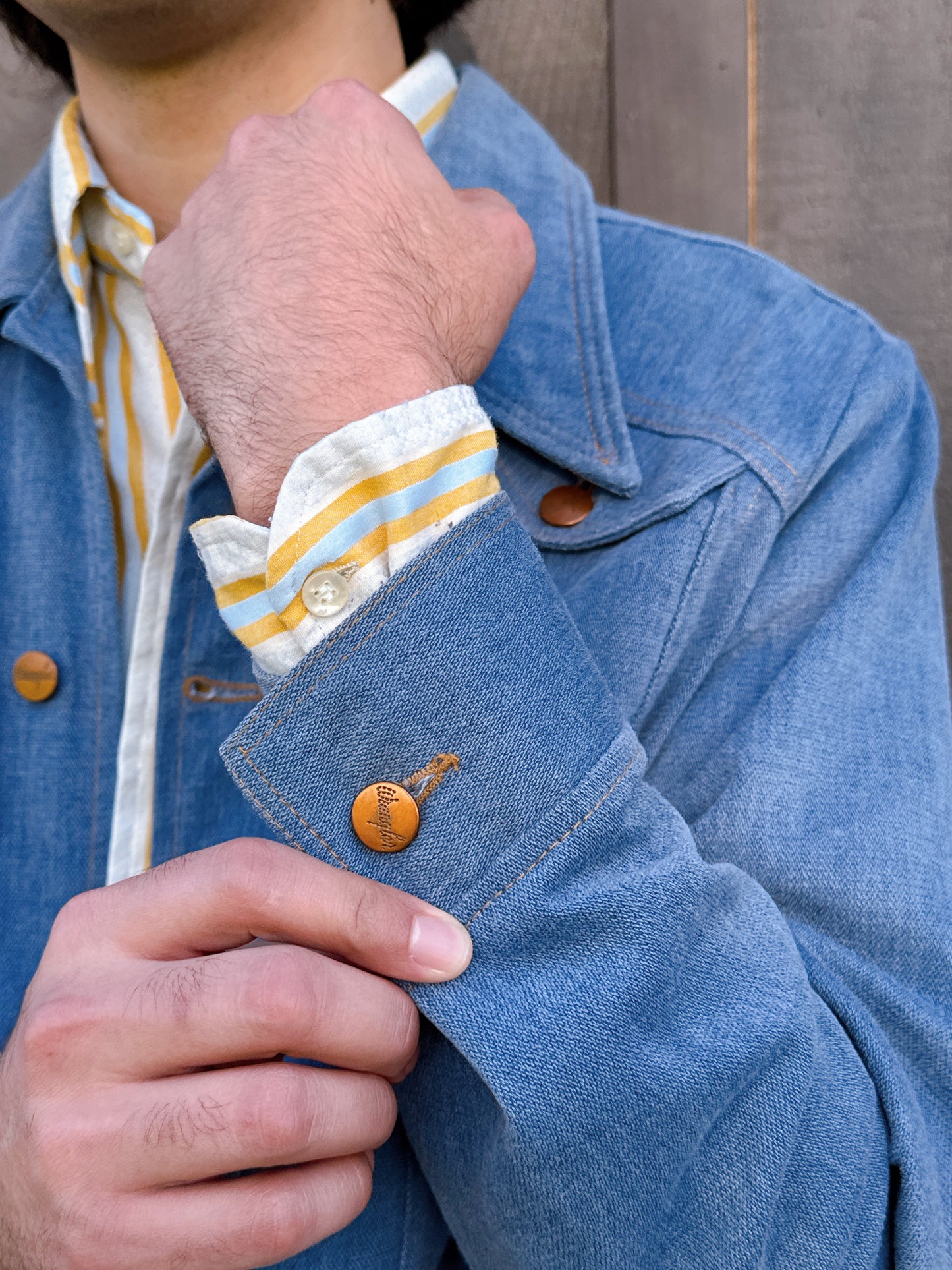 1970s Wrangler Denim Jacket + Flared Jeans Two-Piece Set