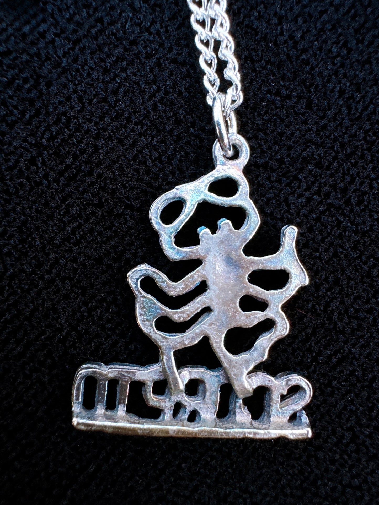 1970s Deadstock Scorpio Astrology Zodiac Necklace