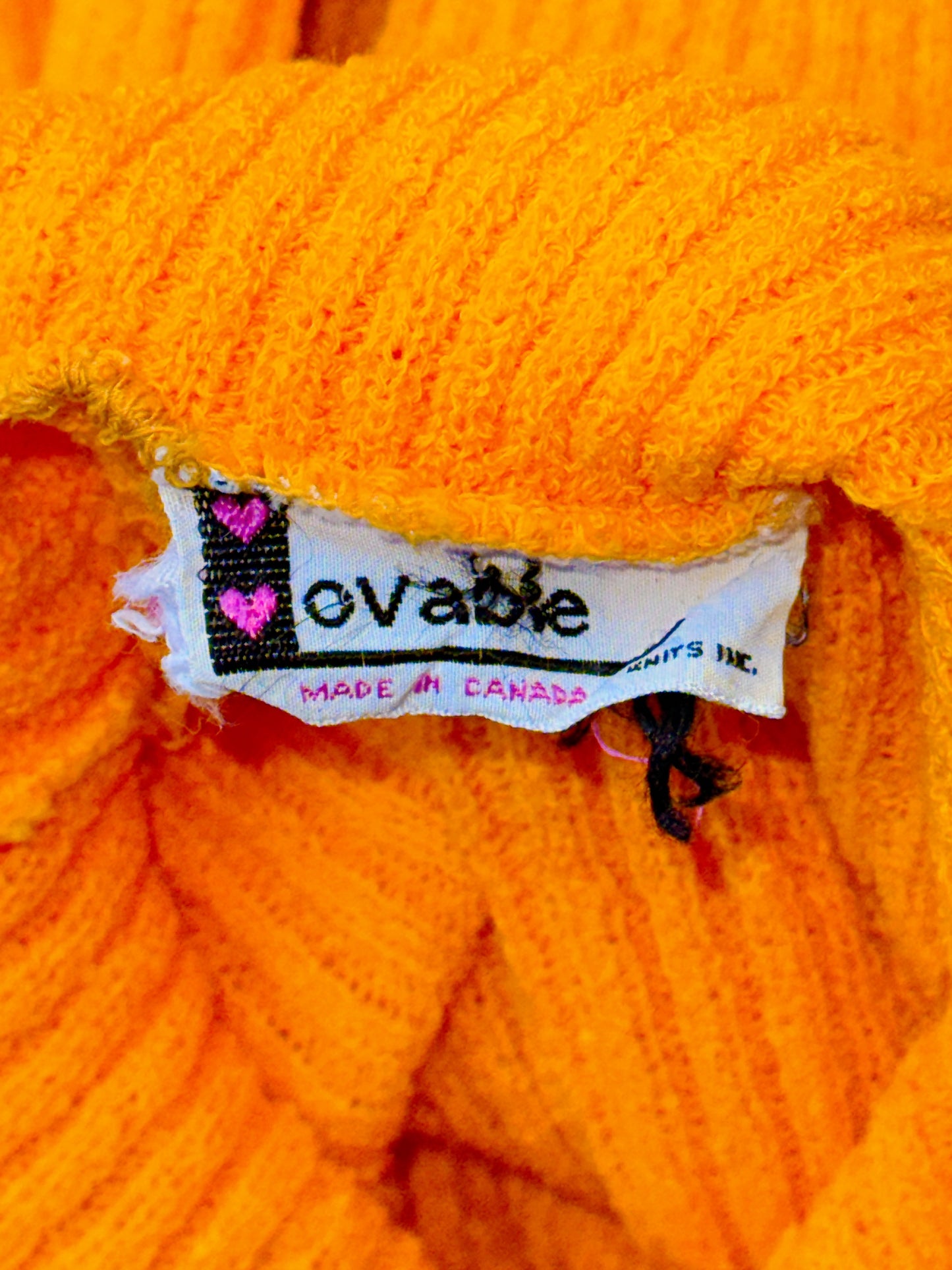 1970s Mustard Yellow Rib Knit Turtleneck