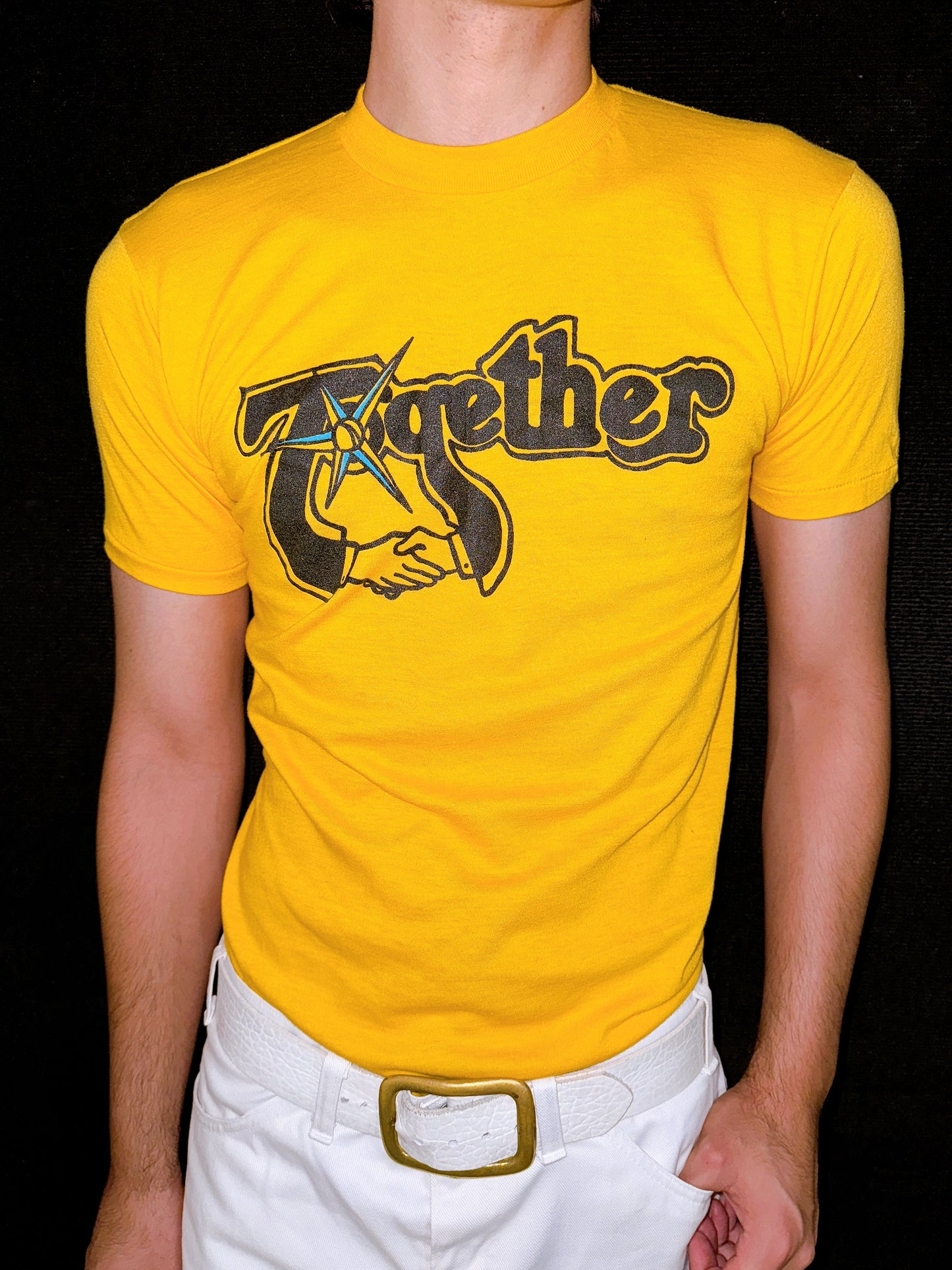 1980s Yellow “Together” Band T-Shirt