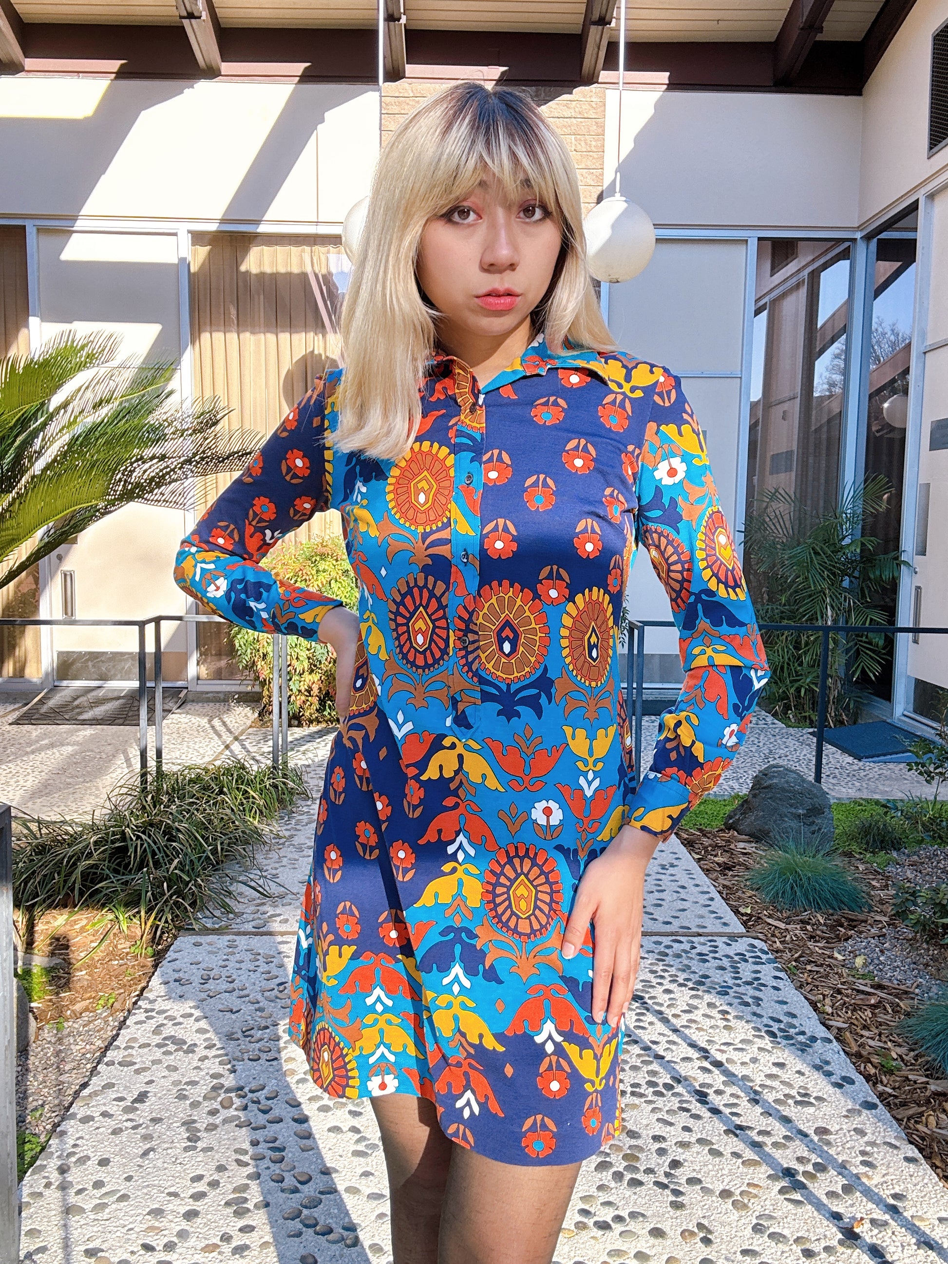 1960s mini dresses Embroidered Dress Shoulder Width Mini Dress Styles 60s Vintage