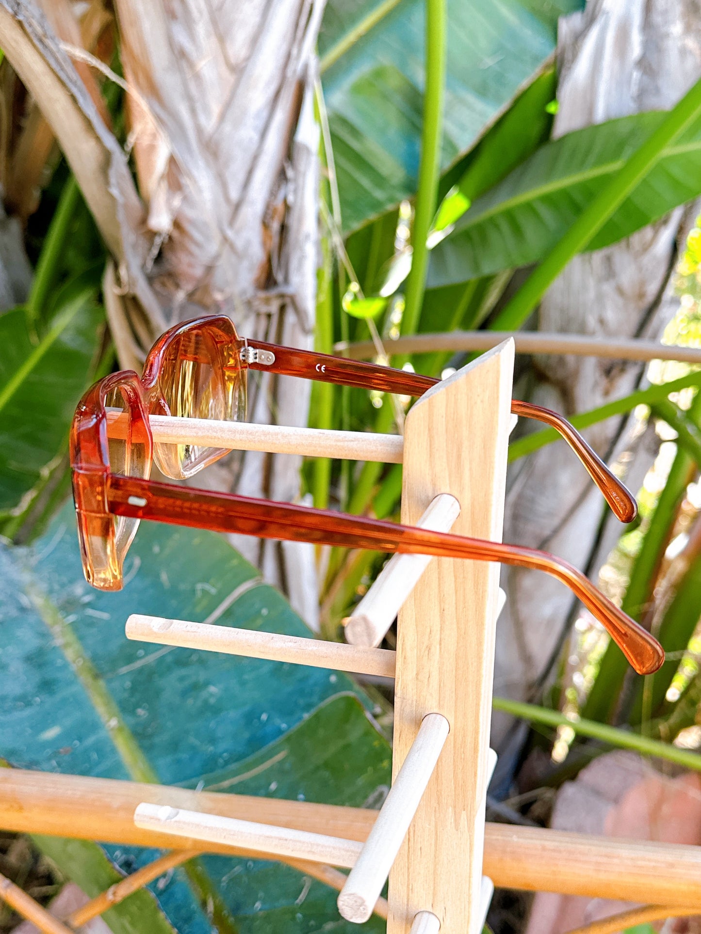 1970s Brown Gradient Bronco Sunglasses