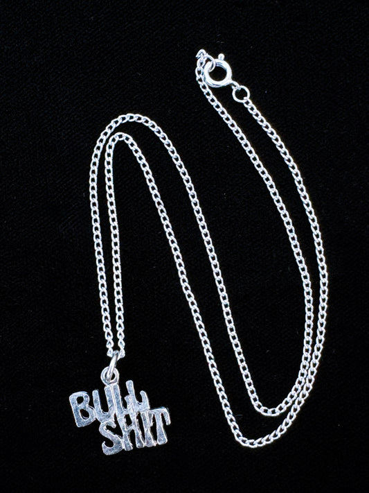 1970s Deadstock “Bullshit” Raunchy Novelty Necklace