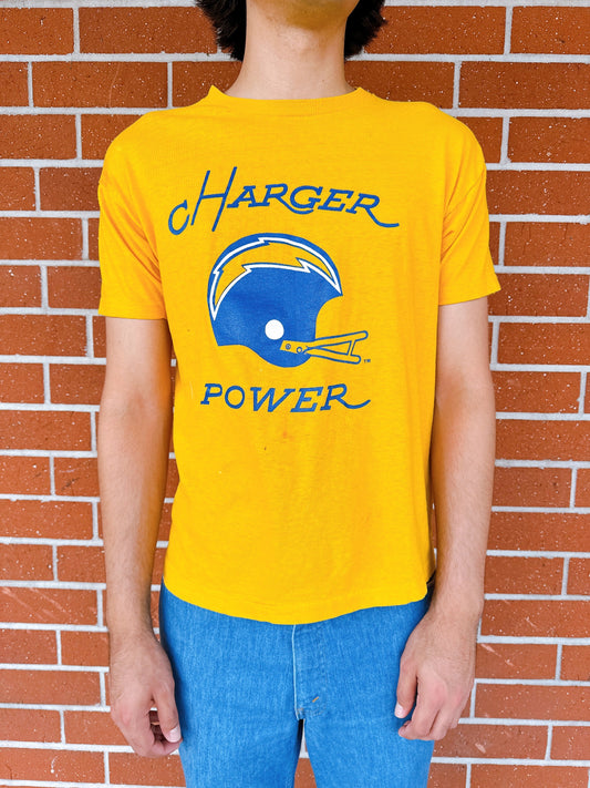 1970s “Charger Power” Chargers Sport Novelty T-Shirt