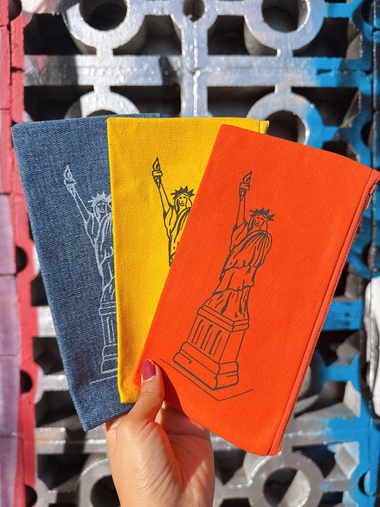 Vintage Statue of Liberty Zipper Pouch