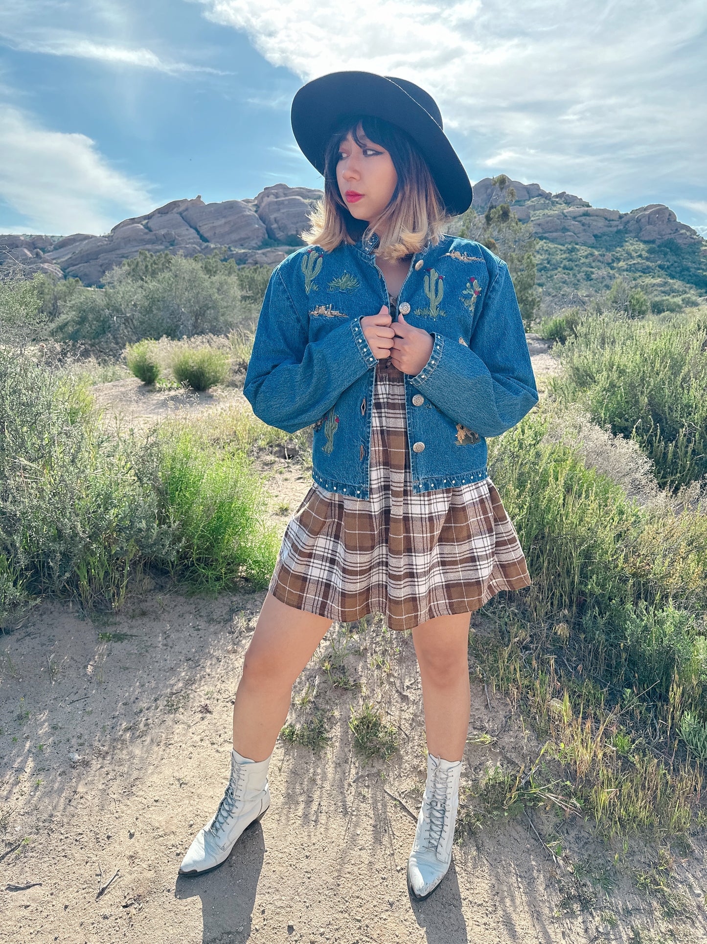 1990s Western Novelty Denim Jacket