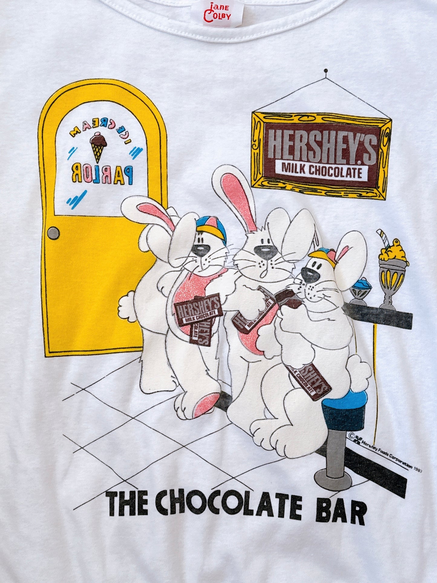 1980s “The Chocolate Bar” Hershey Milk Chocolate Novelty Tank T-Shirt