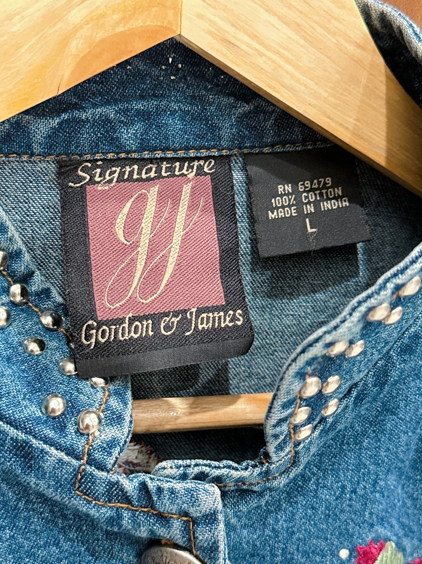 1990s Western Novelty Denim Jacket