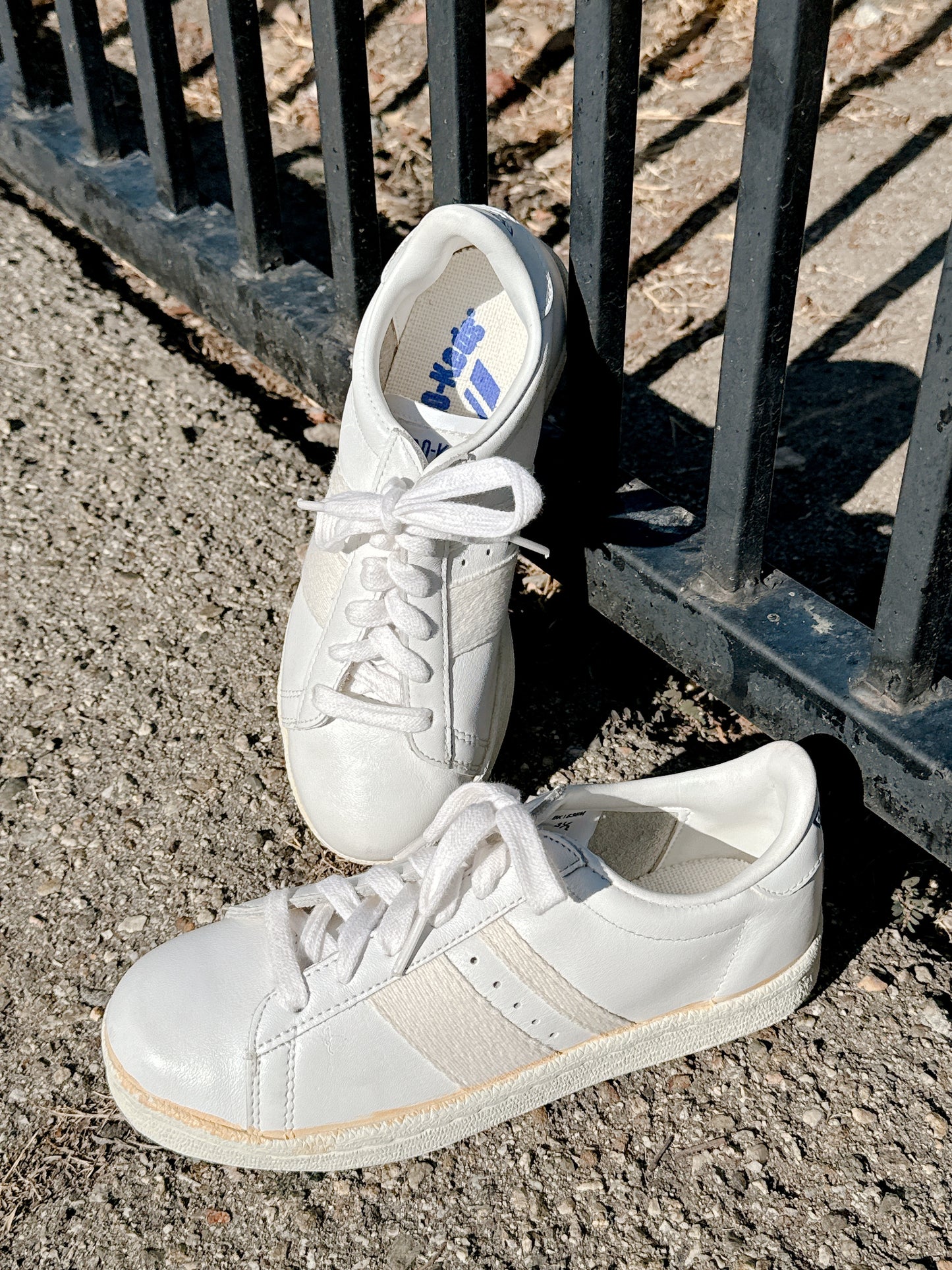 1970s White Leather Sneakers by Pro-Keds Size 5