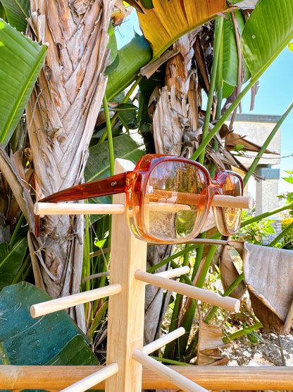 1970s Brown Gradient Bronco Sunglasses