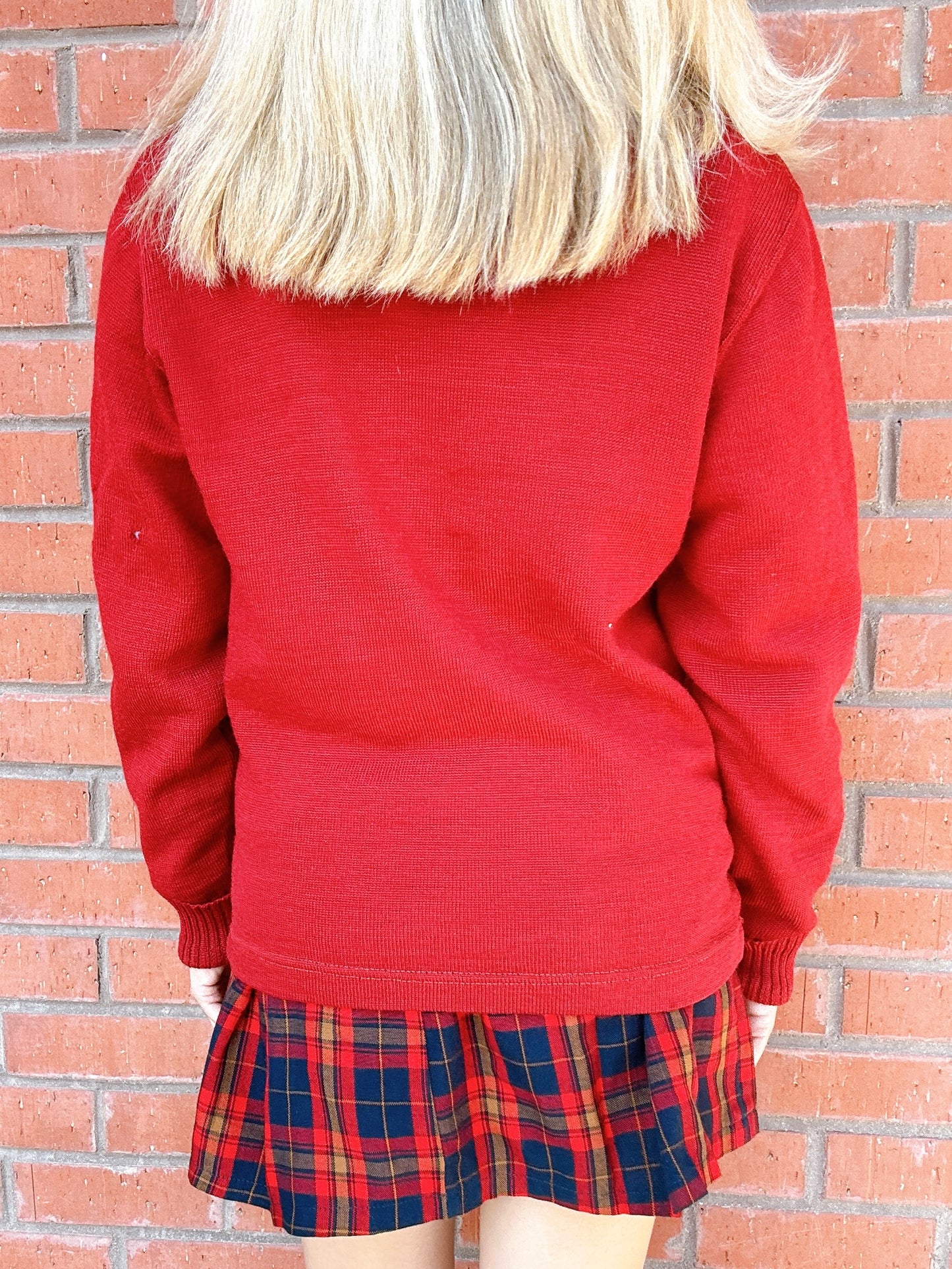 1950s Pomona High School Burgundy Varsity Cardigan