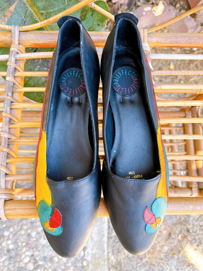 1980s Parrot Bird Novelty Flats