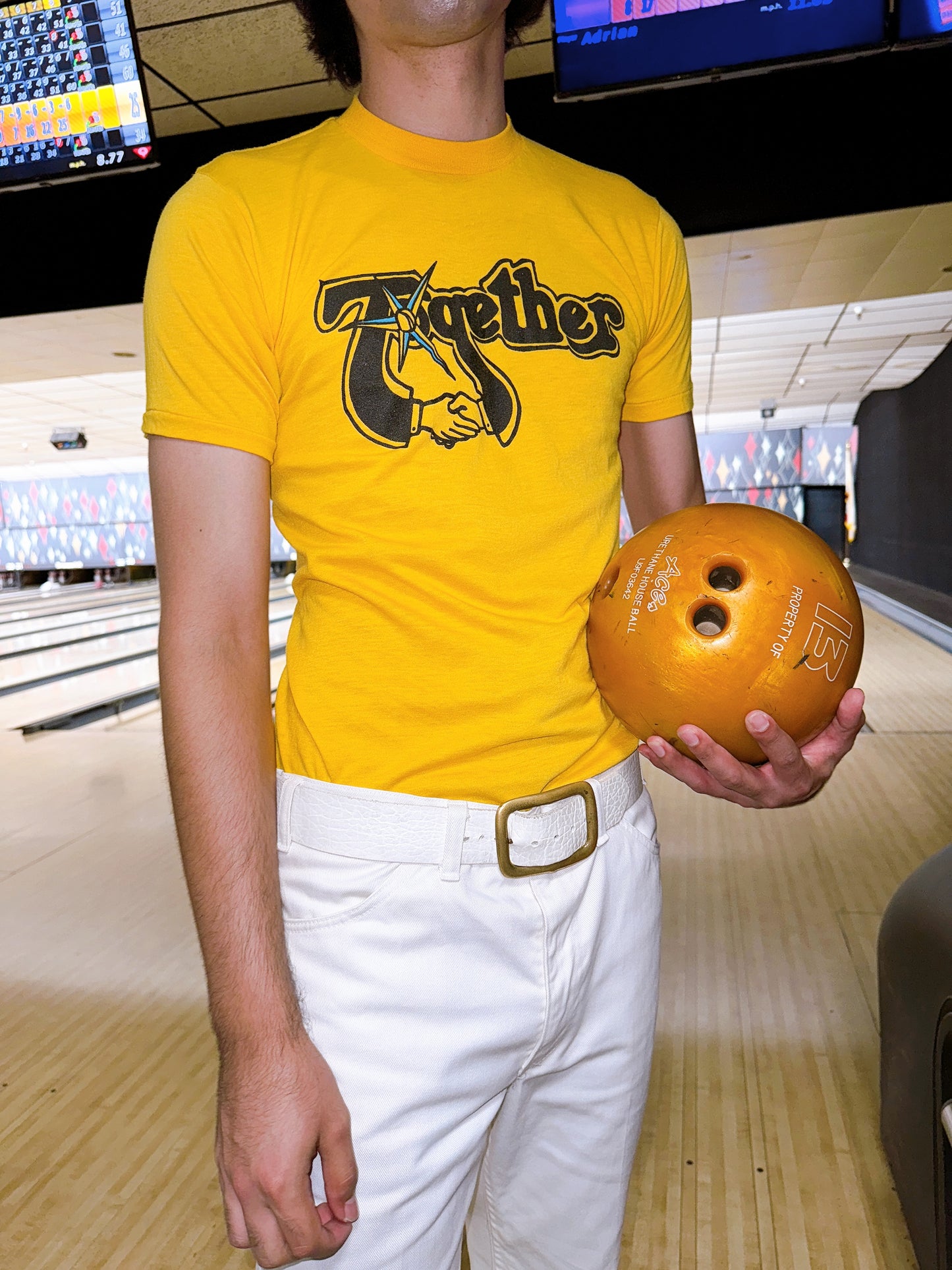 1980s Yellow “Together” Band T-Shirt