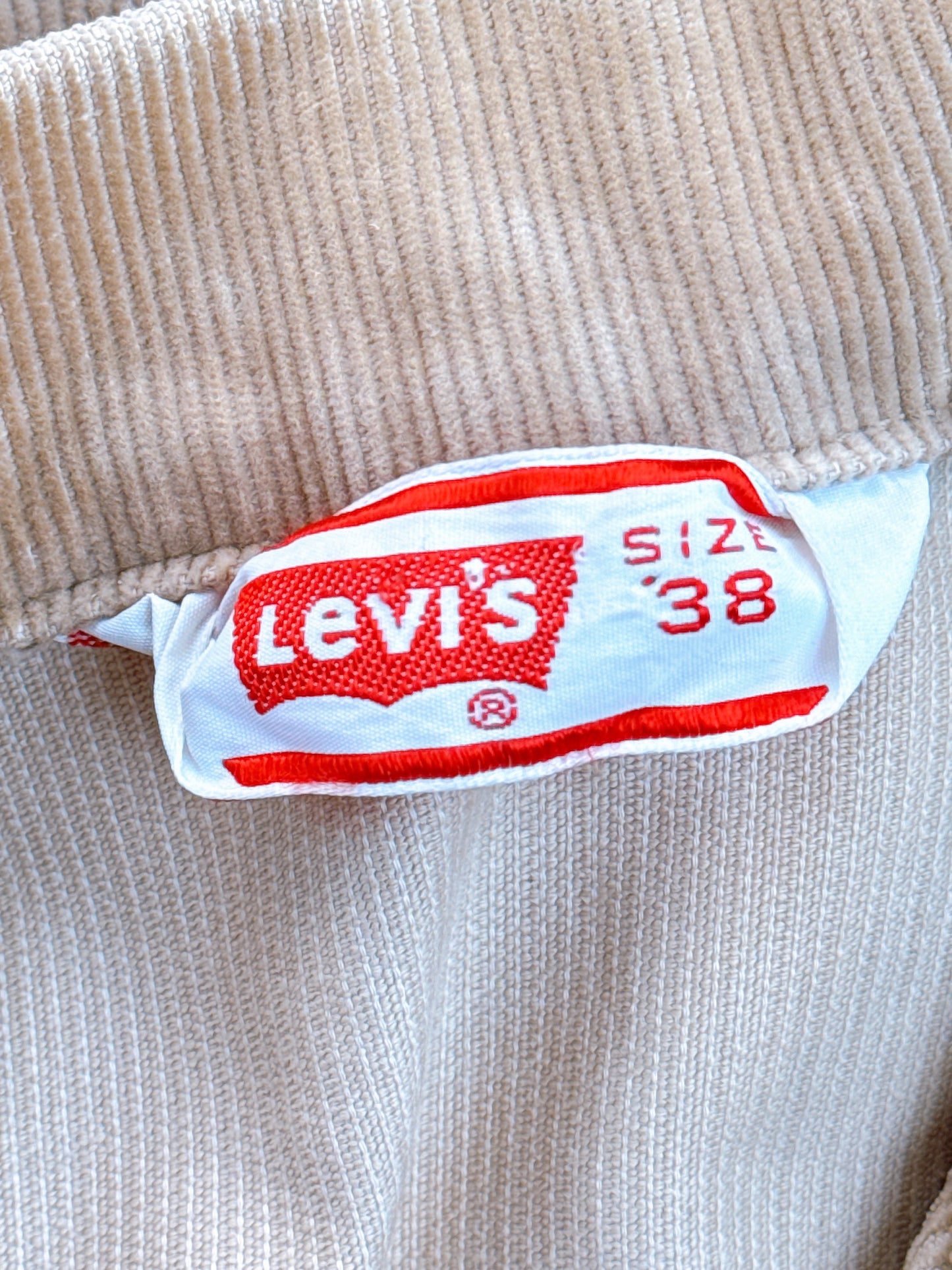 1970s Tan Corduroy Jacket by Levi’s