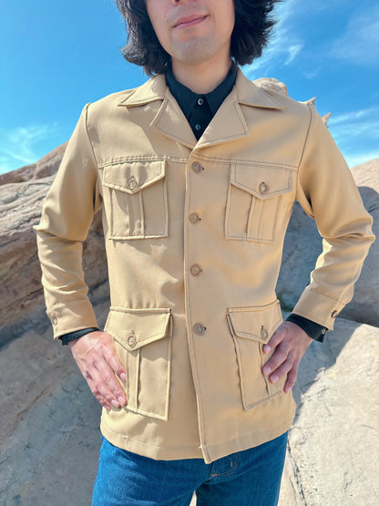 1970s Beige Lennon Shea Stadium Jacket