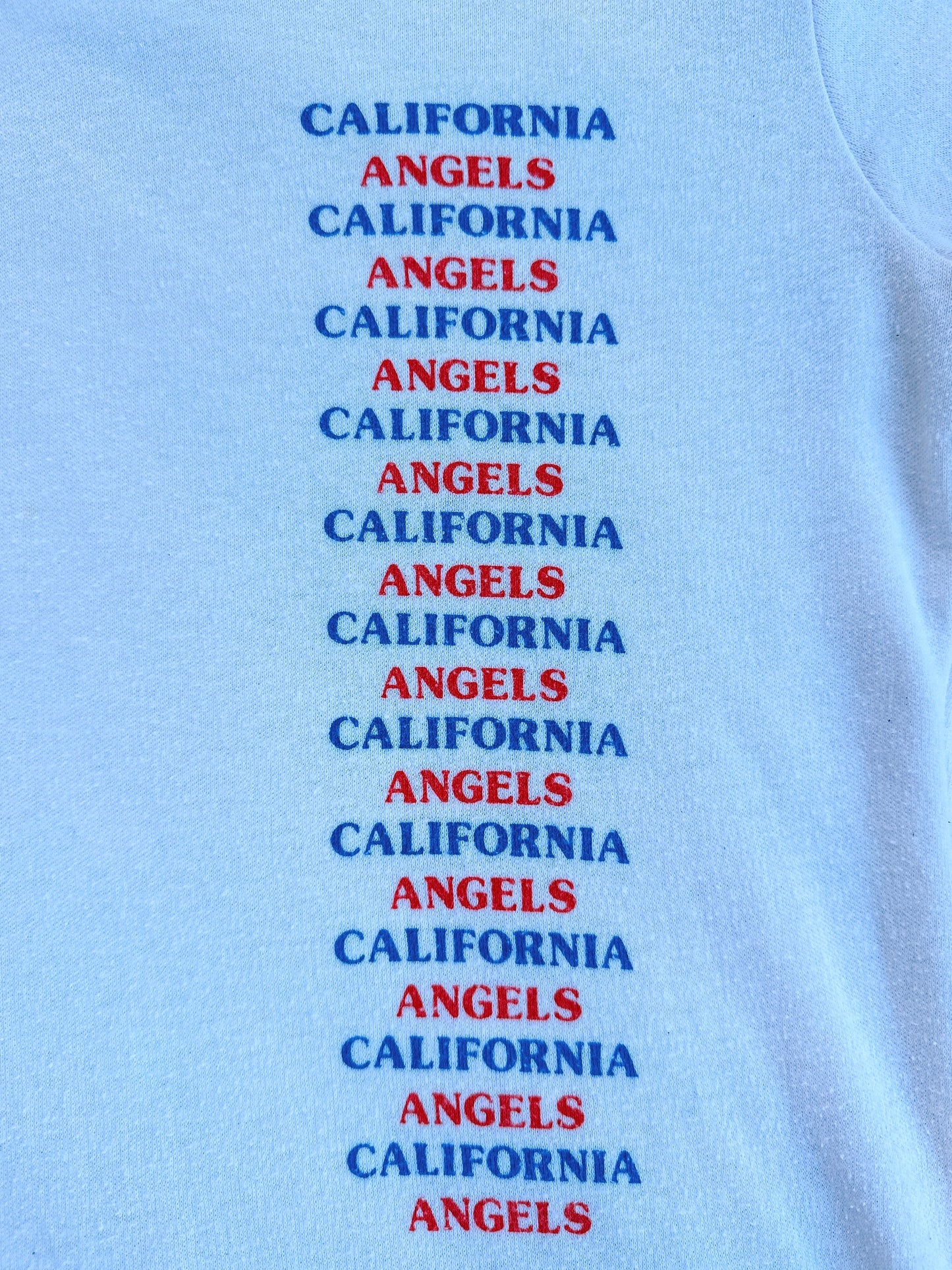 1970s “California Angels” White Novelty T-Shirt