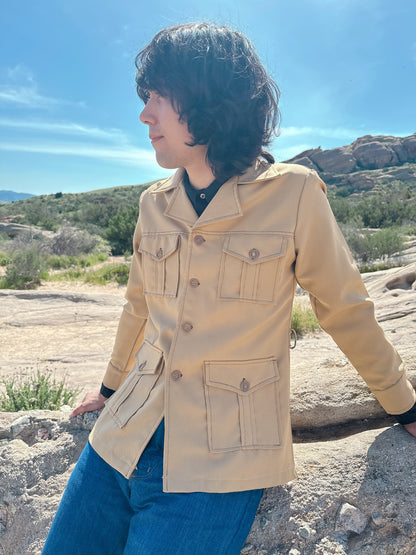 1970s Beige Lennon Shea Stadium Jacket