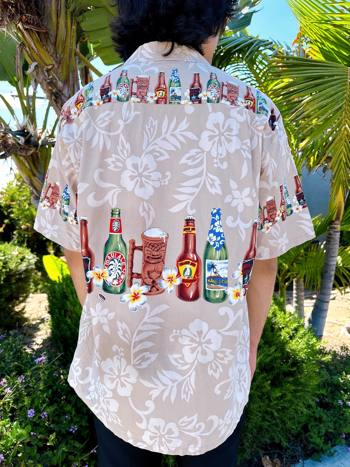 Vintage Novelty Hawaiian Beer Hawaiian Shirt