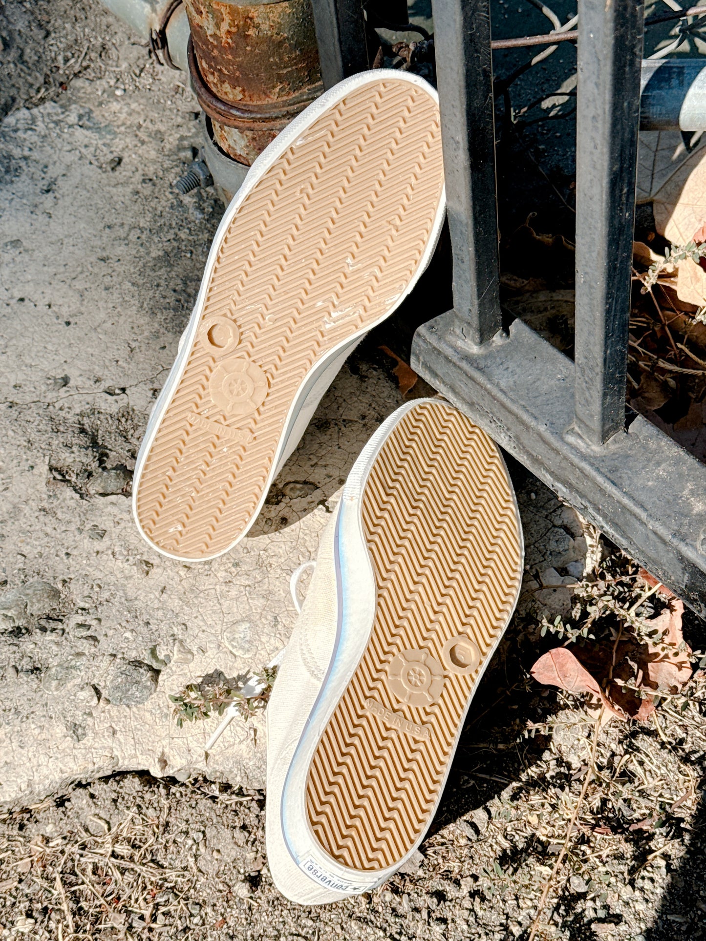 1960s White Canvas Sneakers by Converse Size 5