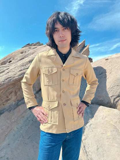 1970s Beige Lennon Shea Stadium Jacket