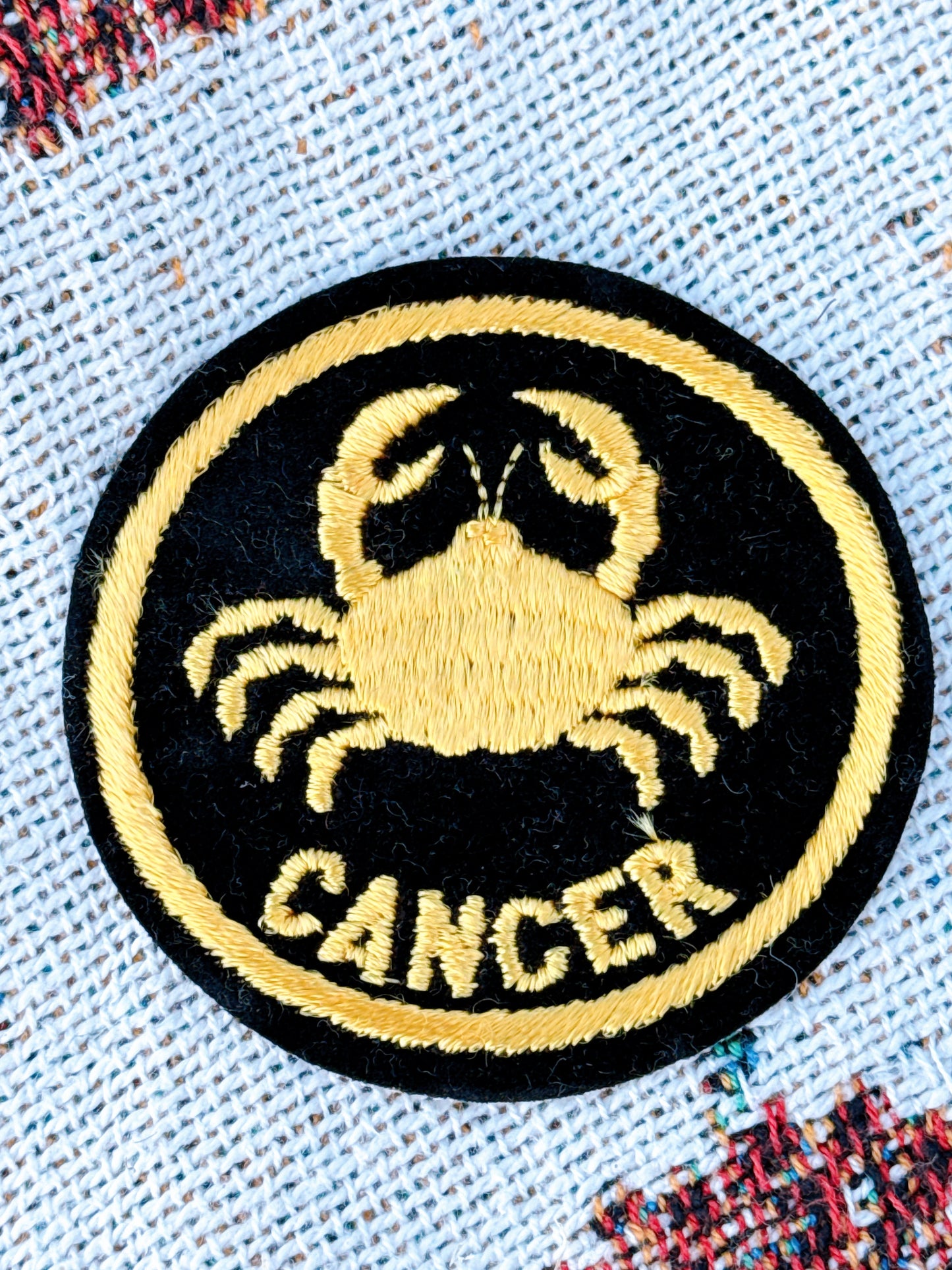 “Cancer” Embroidered Patch