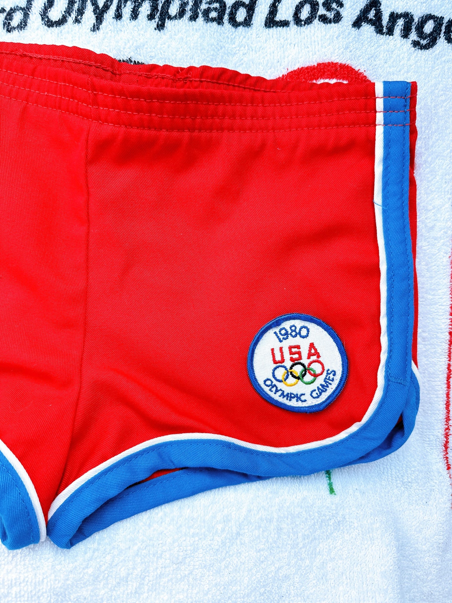 1980s USA Olympics Levi’s Kids Athletic Shorts