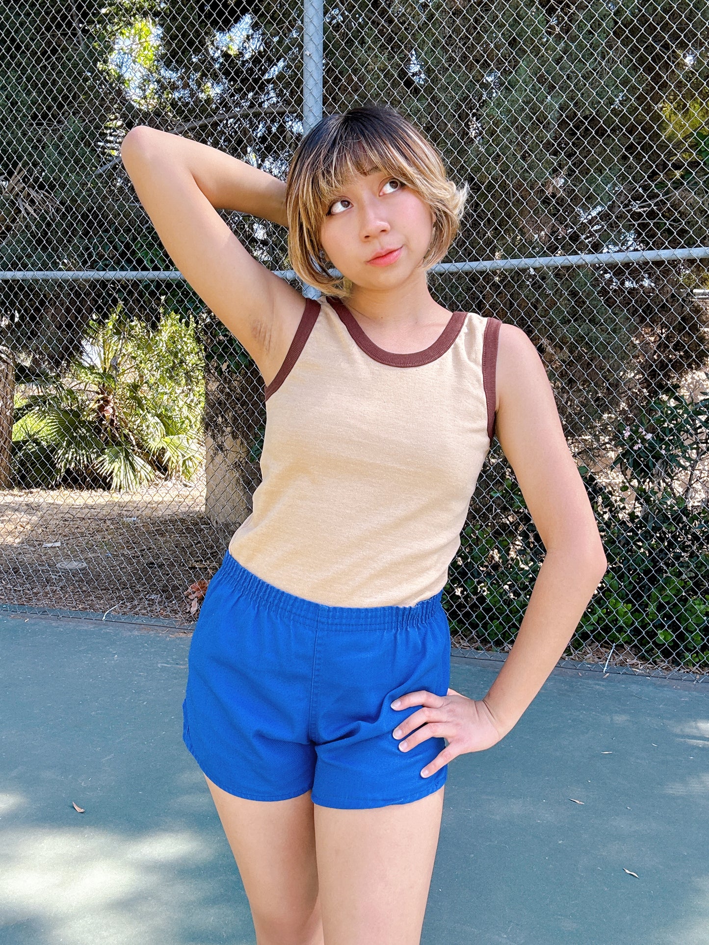 The Ringer Tank - Cappuccino & Mocha