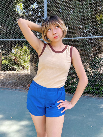 The Ringer Tank - Cappuccino & Mocha