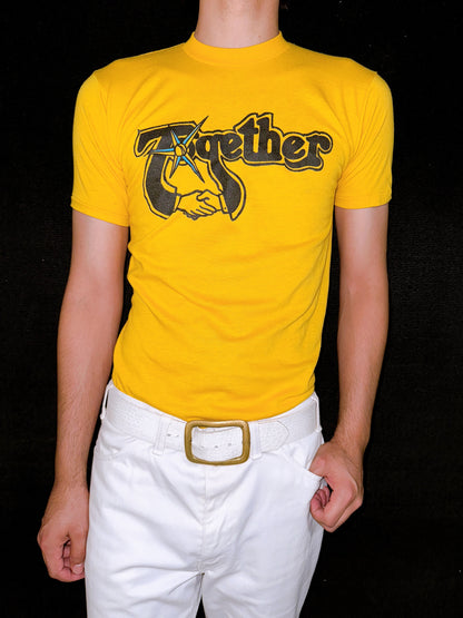 1980s Yellow “Together” Band T-Shirt