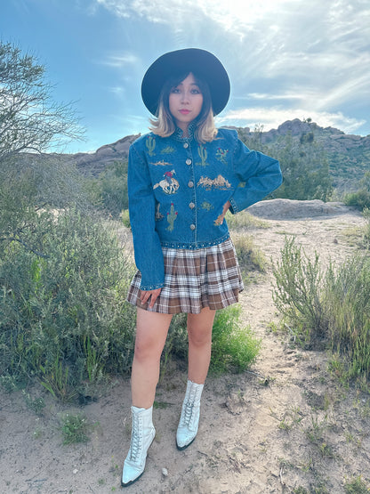 1990s Western Novelty Denim Jacket