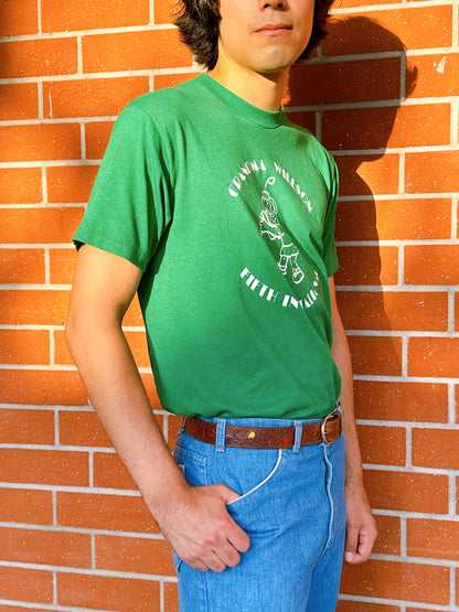 1970s/1980s “Grandma Wilson Fifth Invitational” Novelty Green T-Shirt