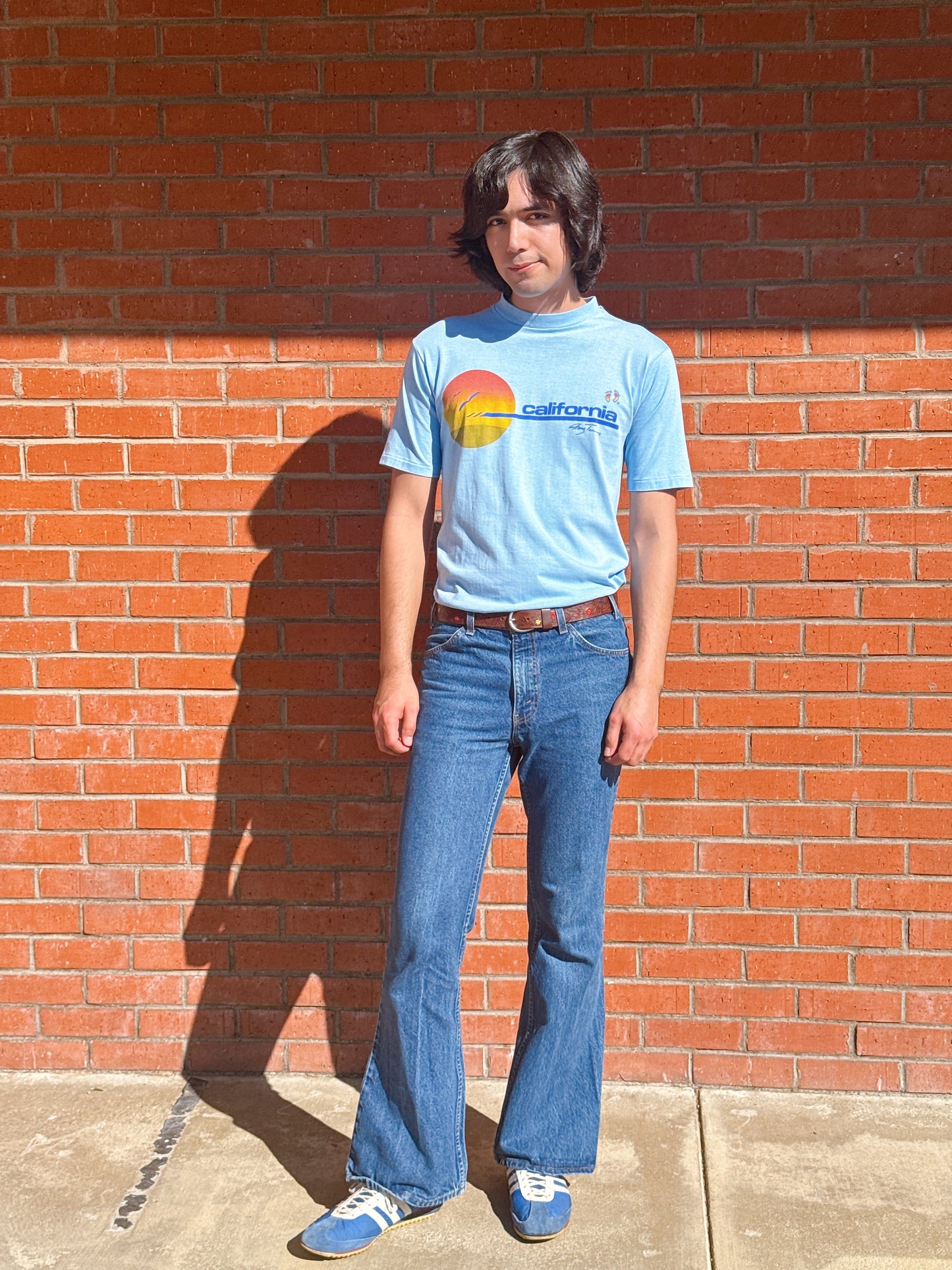 1970s Hang Ten “California” Baby Blue T-Shirt