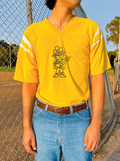 1970s NCHA Bizzy Beaver National Campers and Hikers Association Yellow T-Shirt