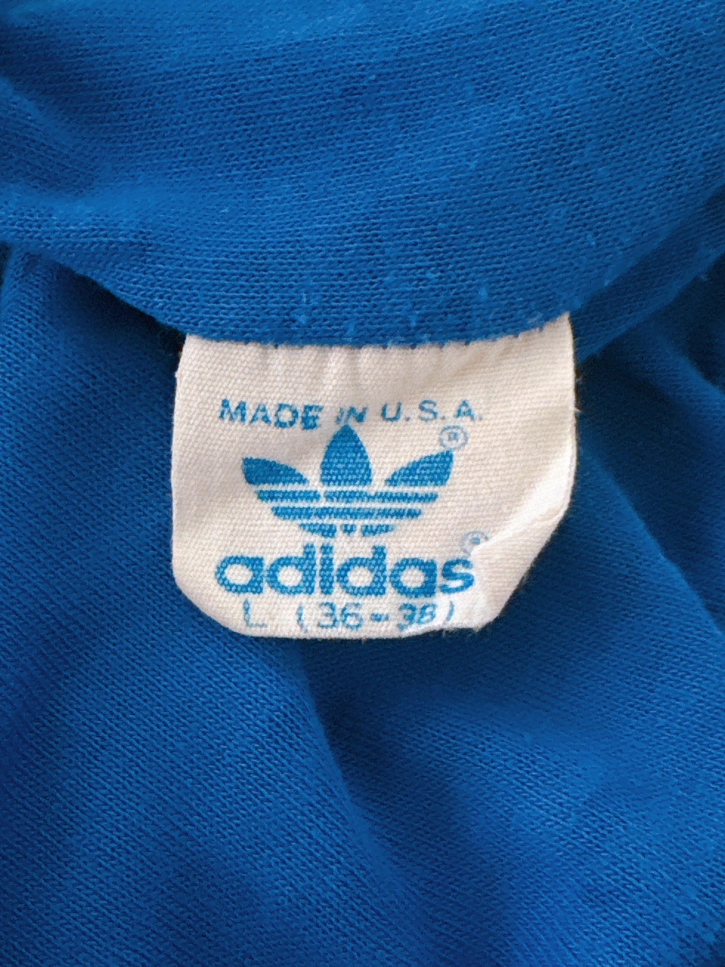 1980s Adidas Blue & White Gym Shorts