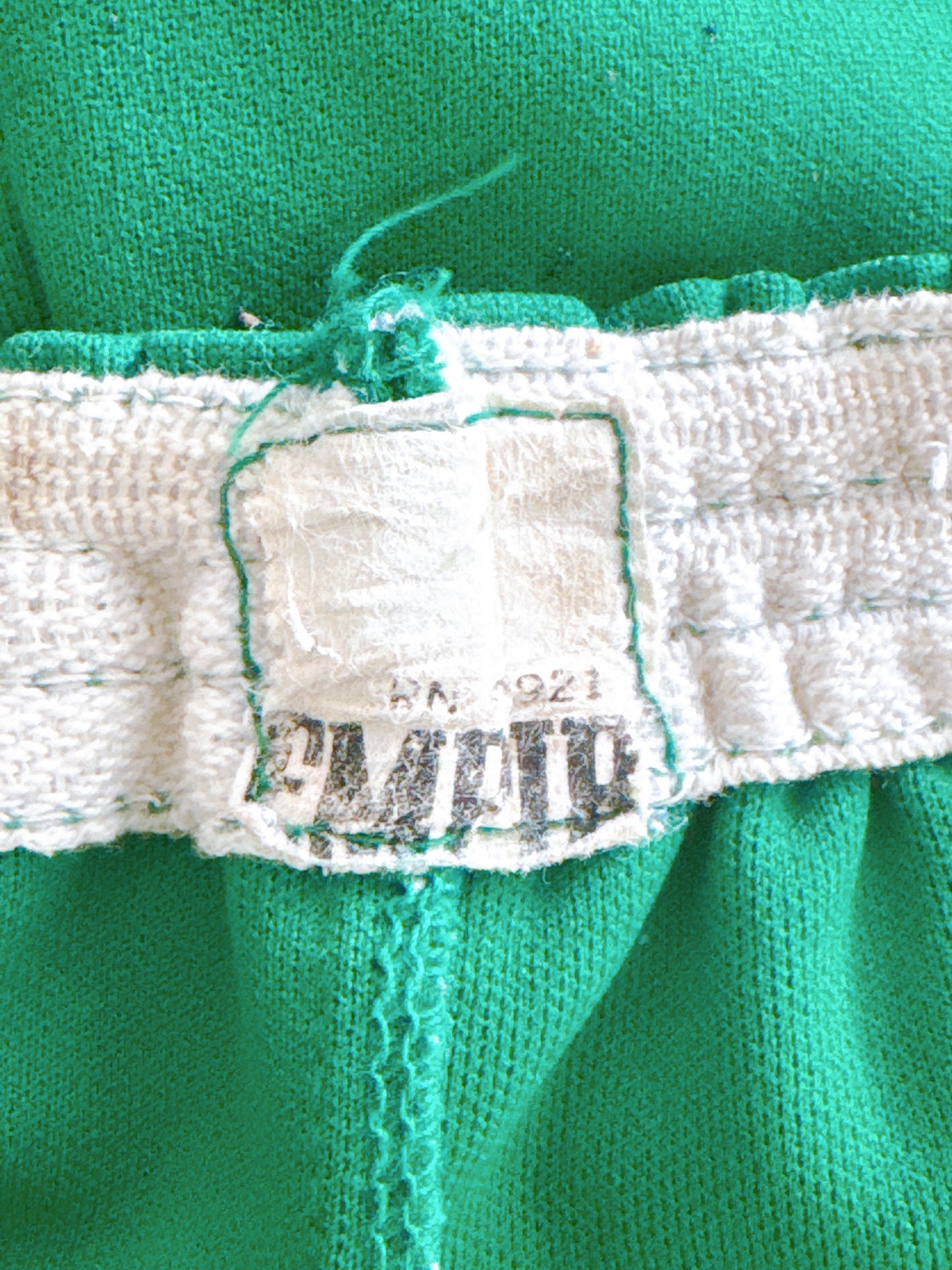 1970s Green & White Gym Shorts