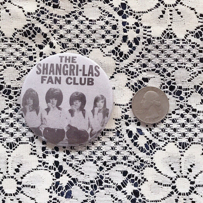 The Shangri-Las Fan Club Vintage Reproduction Pin