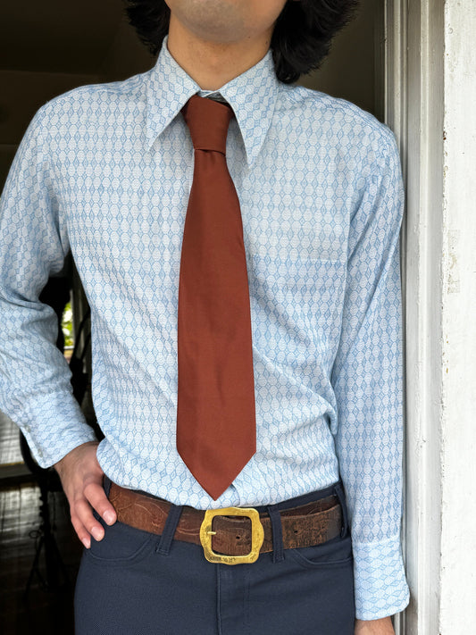 1970s Rust Orange Tie by Sears “The Men’s Store”